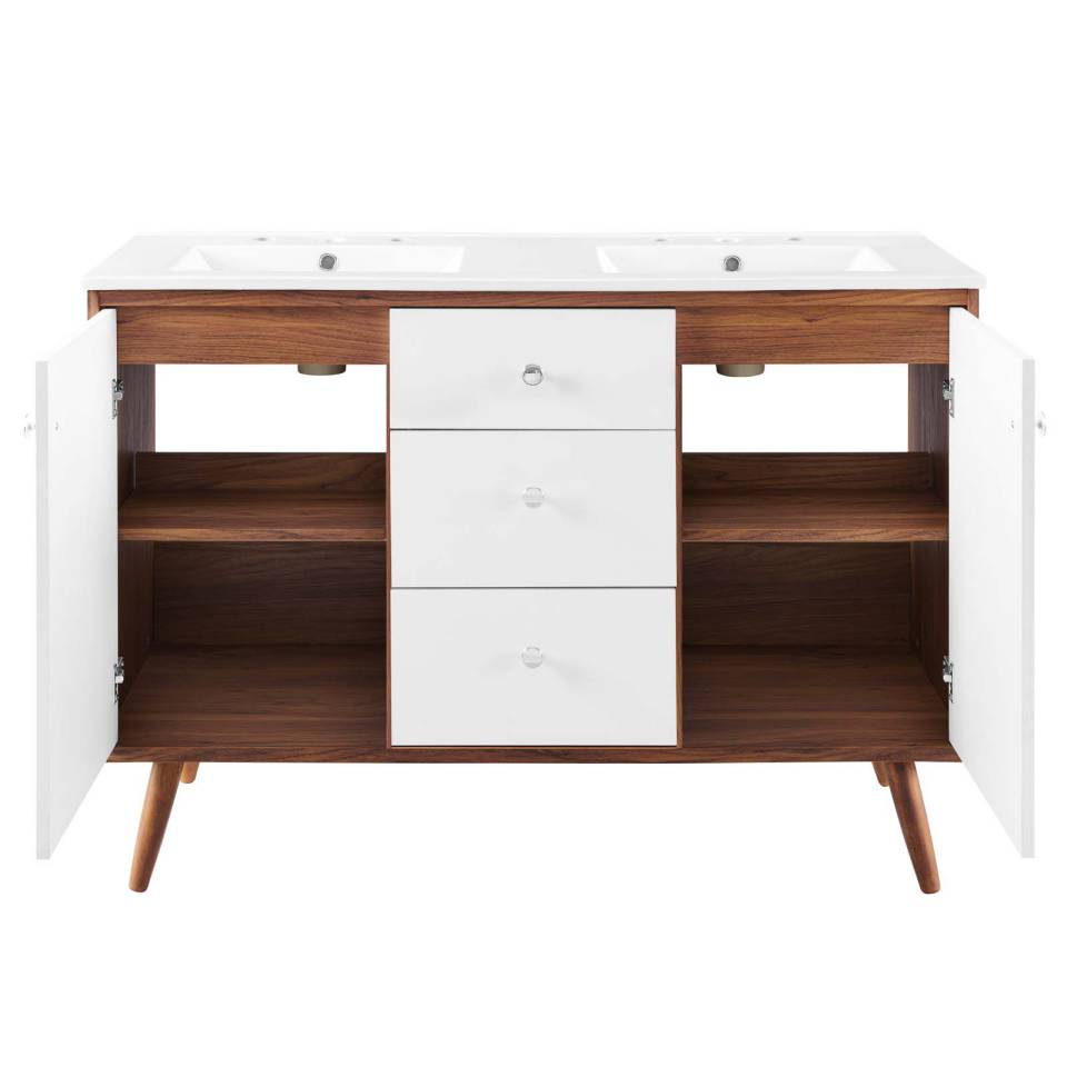 Modway Transmit 48" Double Sink Bathroom Vanity - EEI-4440 | Bathroom Accessories | Modishstore - 4