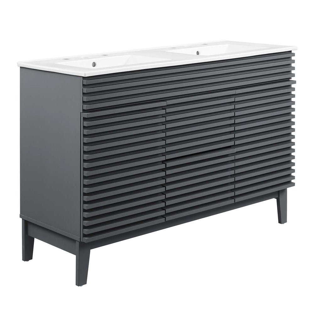 Modway Render 48" Double Sink Bathroom Vanity - EEI-4441 | Bathroom Accessories | Modishstore - 31