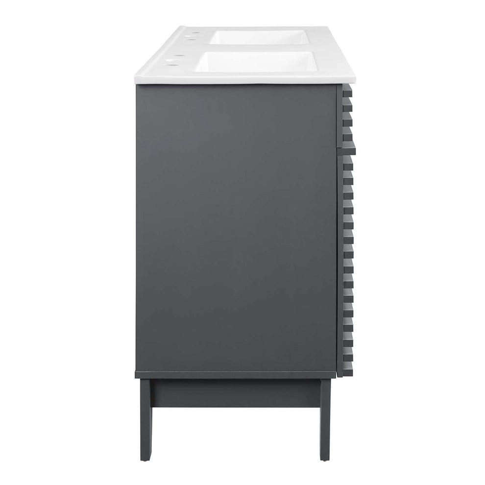 Modway Render 48" Double Sink Bathroom Vanity - EEI-4441 | Bathroom Accessories | Modishstore - 29