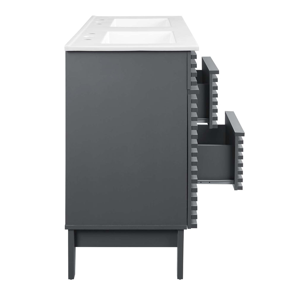 Modway Render 48" Double Sink Bathroom Vanity - EEI-4441 | Bathroom Accessories | Modishstore - 30