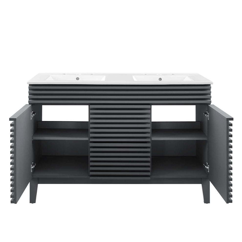 Modway Render 48" Double Sink Bathroom Vanity - EEI-4441 | Bathroom Accessories | Modishstore - 26