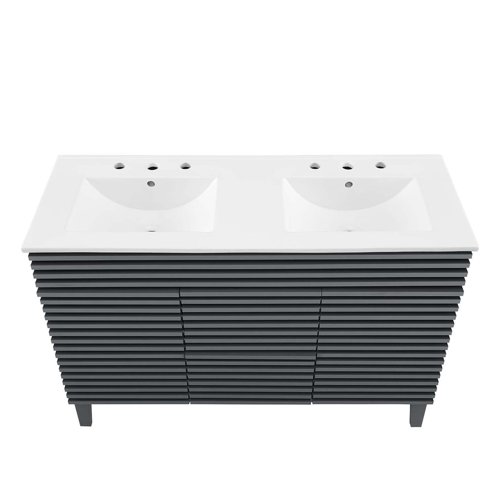 Modway Render 48" Double Sink Bathroom Vanity - EEI-4441 | Bathroom Accessories | Modishstore - 24