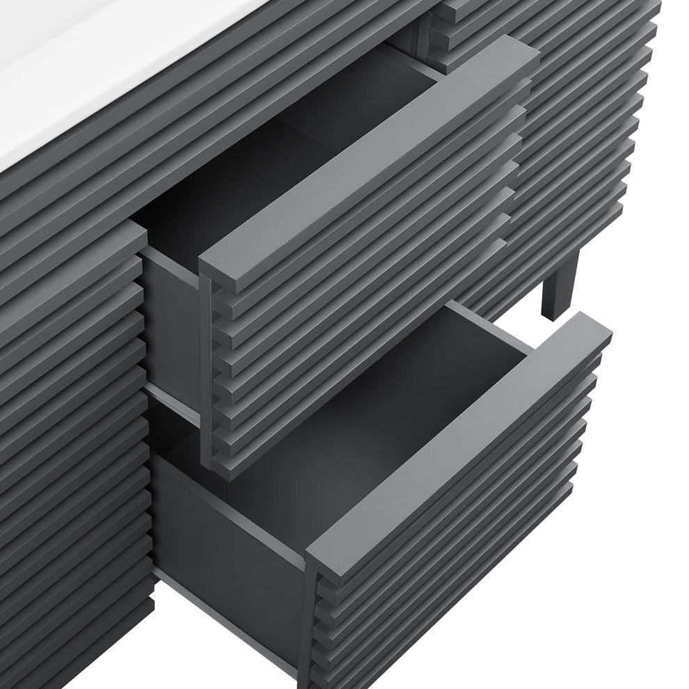 Modway Render 48" Double Sink Bathroom Vanity - EEI-4441 | Bathroom Accessories | Modishstore - 23
