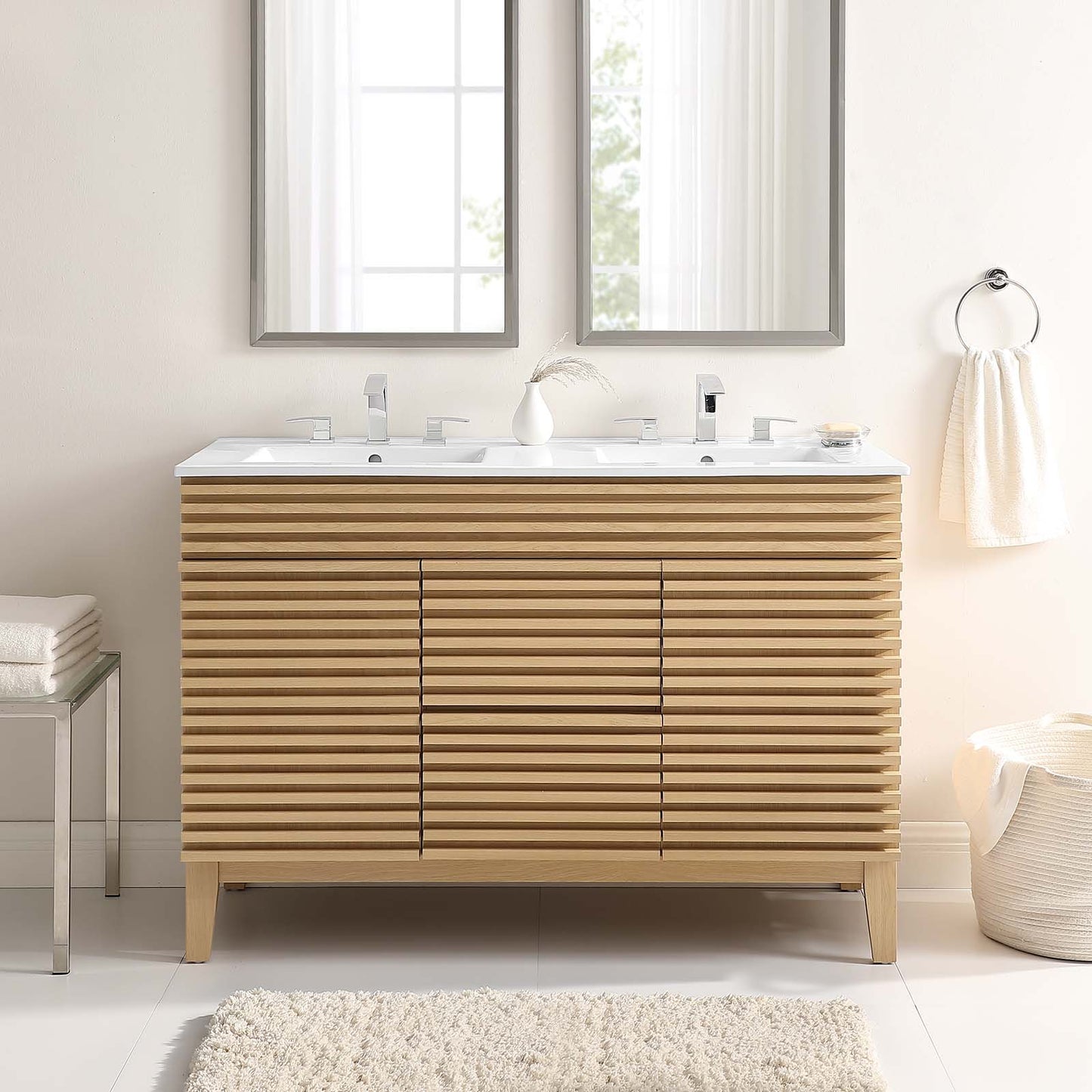 Modway Render 48" Double Sink Bathroom Vanity | Bathroom Accessories | Modishstore-38