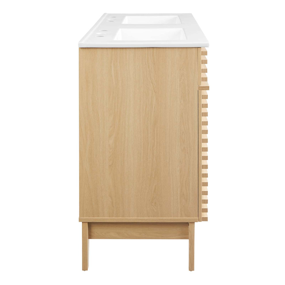 Modway Render 48" Double Sink Bathroom Vanity - EEI-4441 | Bathroom Accessories | Modishstore - 39