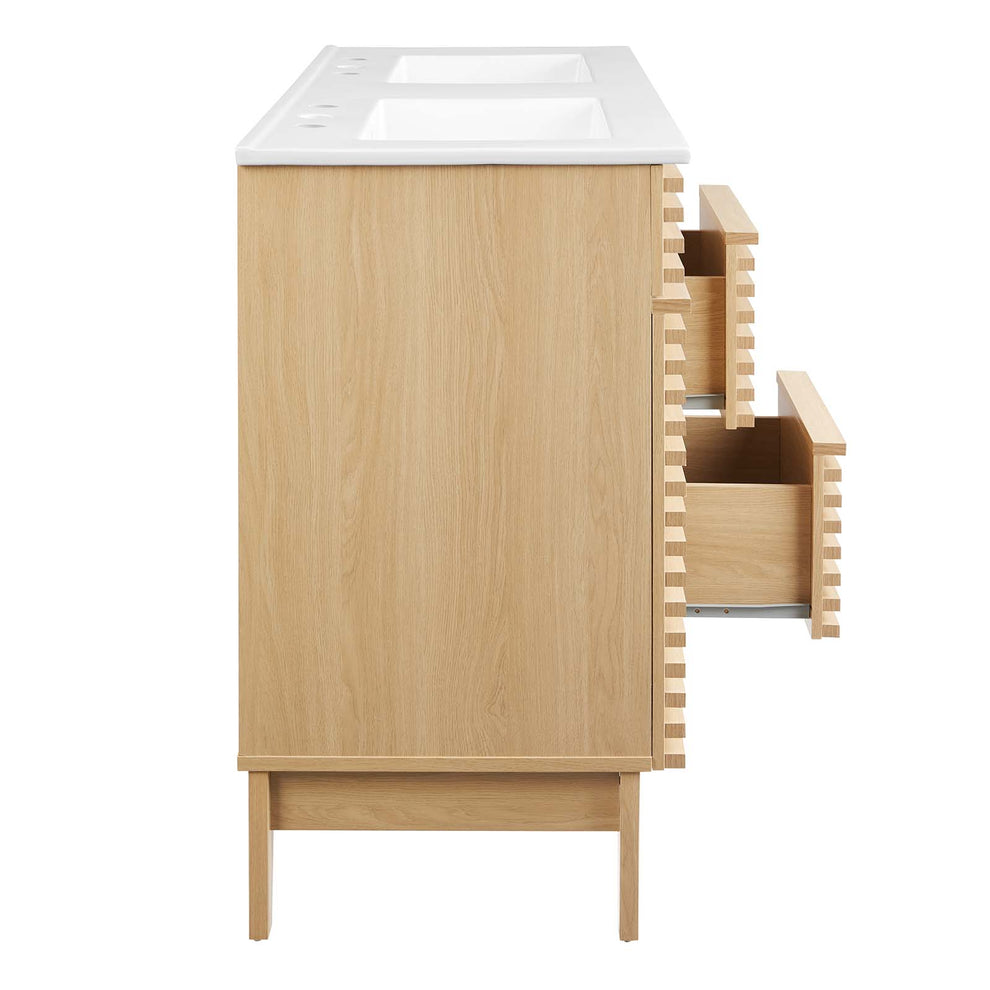 Modway Render 48" Double Sink Bathroom Vanity - EEI-4441 | Bathroom Accessories | Modishstore - 40