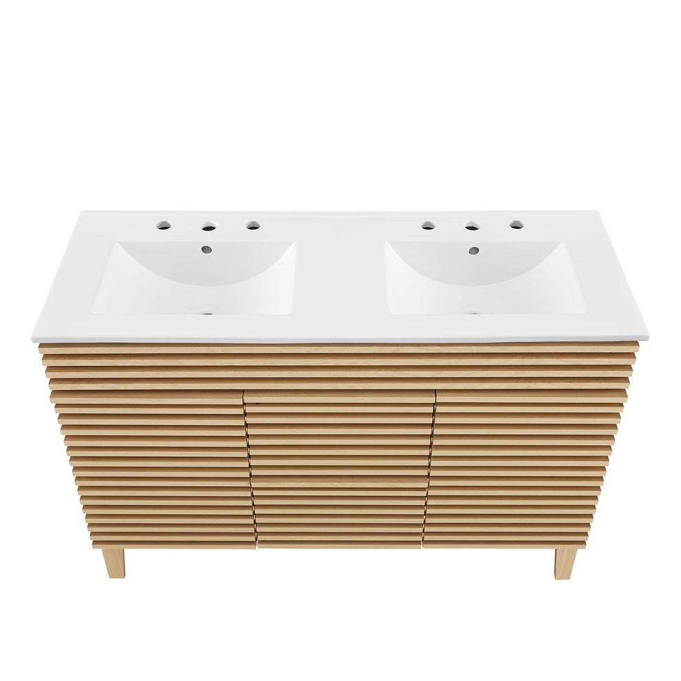 Modway Render 48" Double Sink Bathroom Vanity - EEI-4441 | Bathroom Accessories | Modishstore - 34