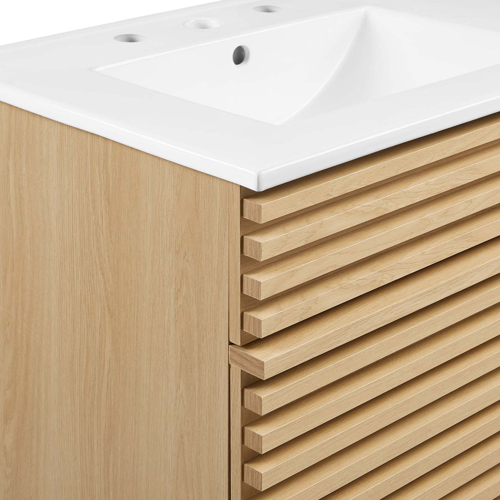 Modway Render 48" Double Sink Bathroom Vanity - EEI-4441 | Bathroom Accessories | Modishstore - 32