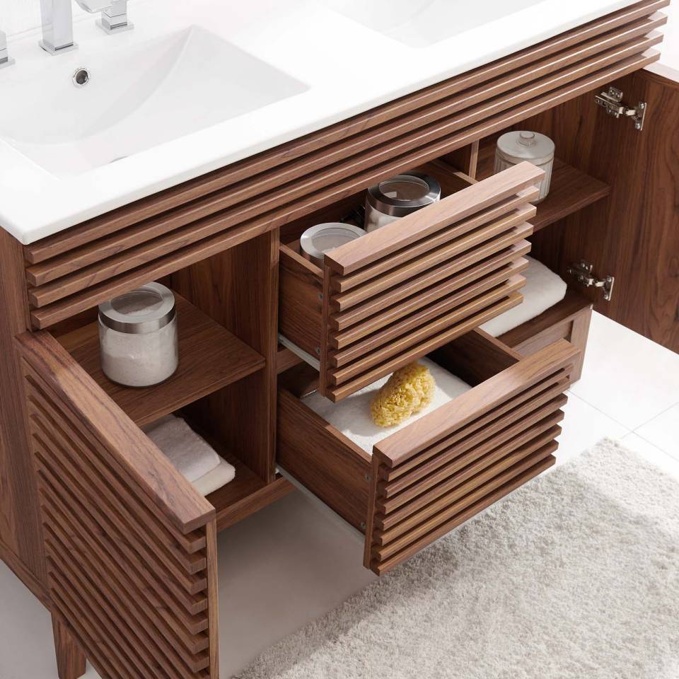 Modway Render 48" Double Sink Bathroom Vanity - EEI-4441 | Bathroom Accessories | Modishstore - 10