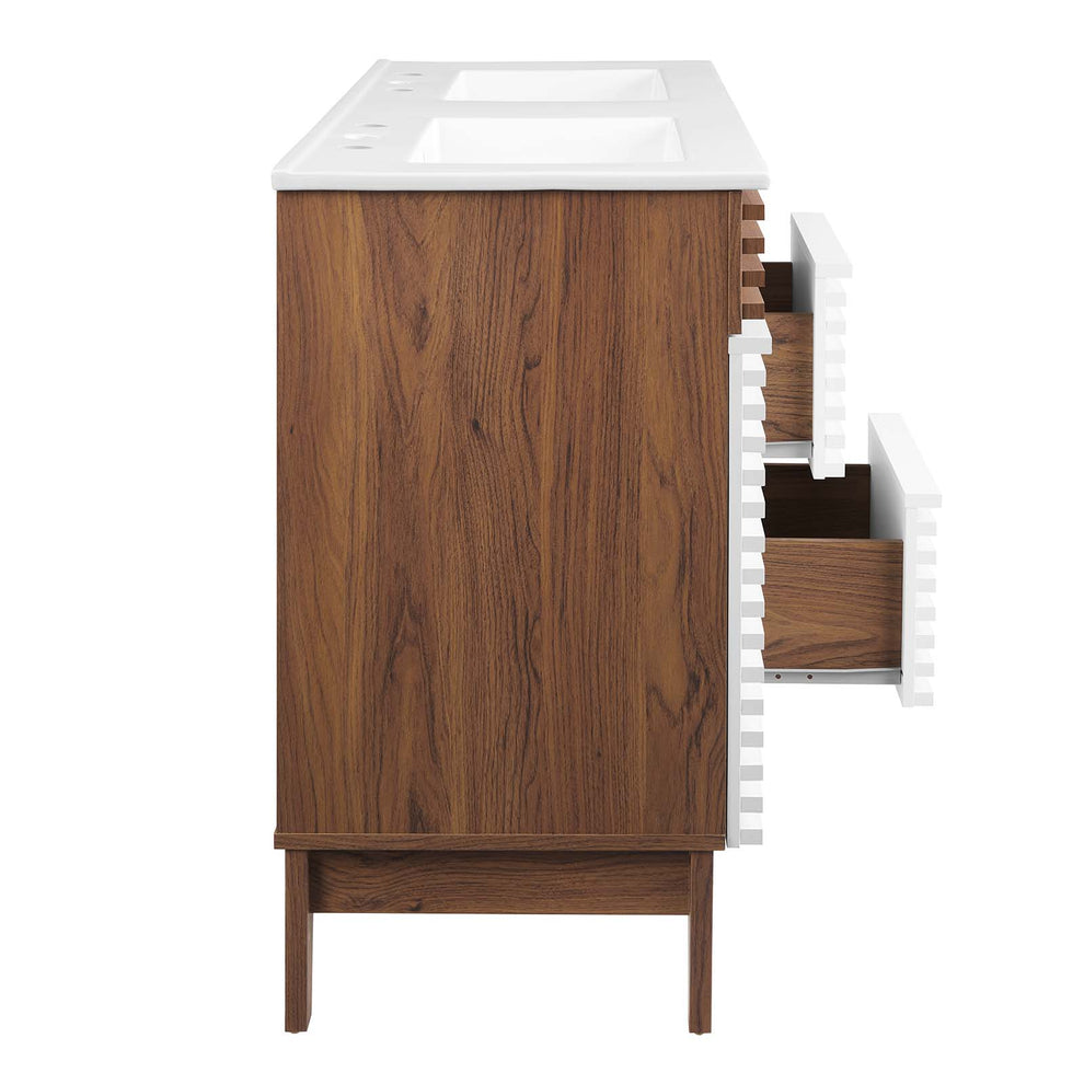 Modway Render 48" Double Sink Bathroom Vanity - EEI-4441 | Bathroom Accessories | Modishstore - 50
