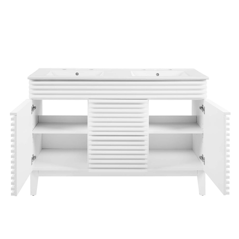 Modway Render 48" Double Sink Bathroom Vanity - EEI-4441 | Bathroom Accessories | Modishstore - 56