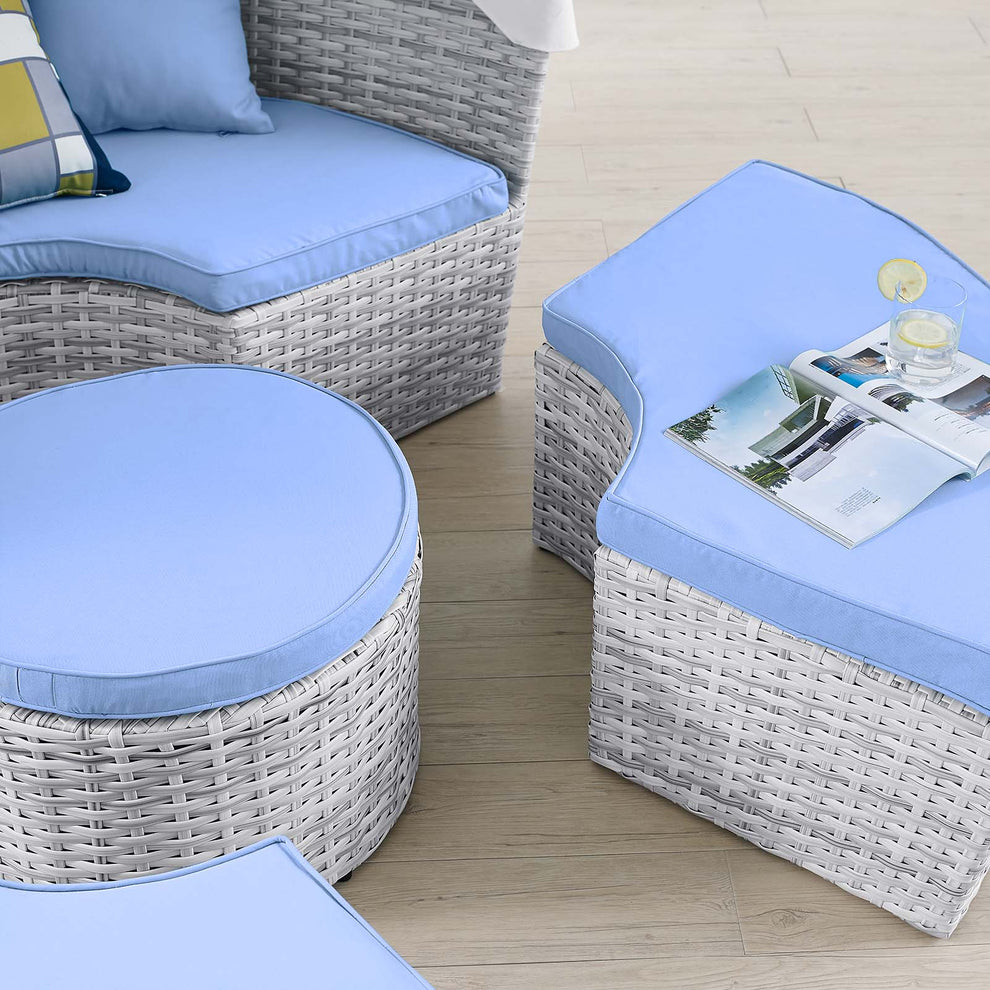 Scottsdale Canopy Outdoor Patio Daybed By Modway - EEI-4442 | Outdoor Patio Daybed | Modishstore - 15