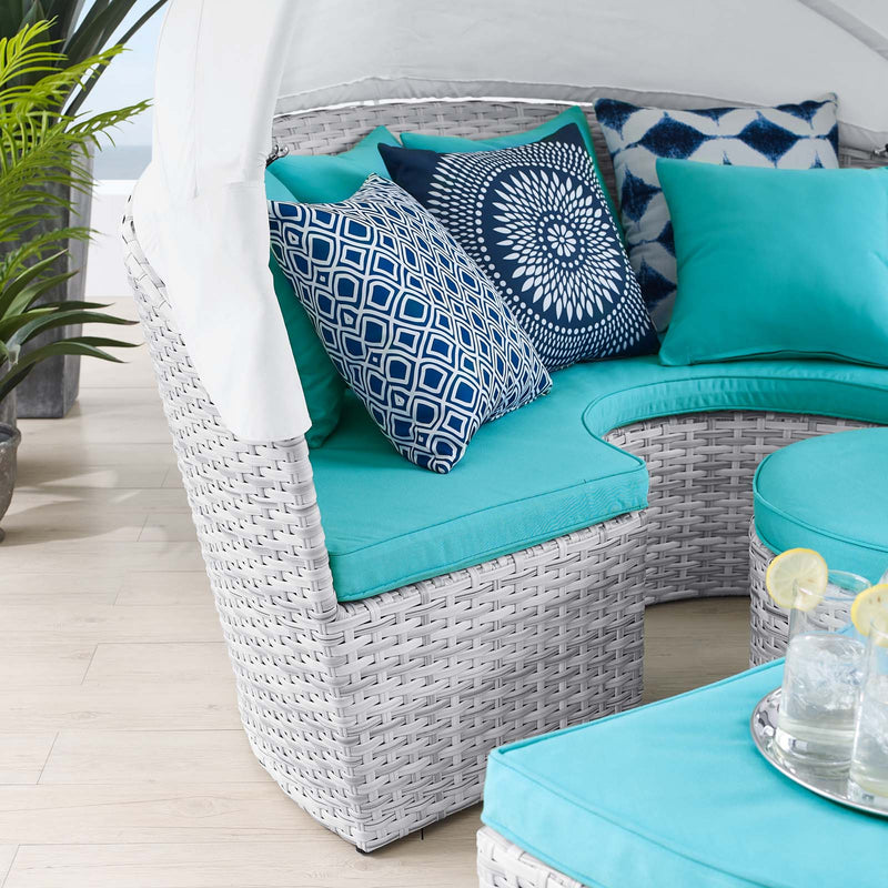 Scottsdale Canopy Sunbrella® Outdoor Patio Daybed By Modway - EEI-4443 | Outdoor Patio Daybed | Modishstore - 1