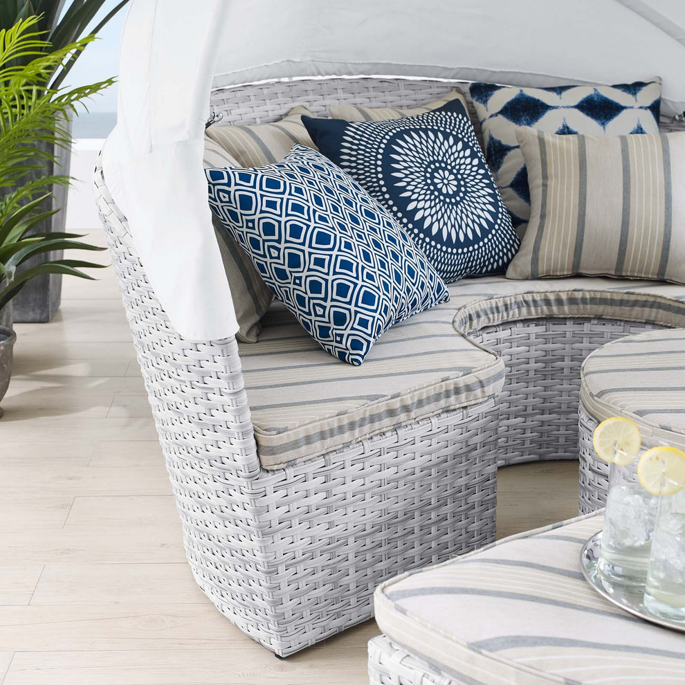 Scottsdale Canopy Sunbrella® Outdoor Patio Daybed By Modway - EEI-4443 | Outdoor Patio Daybed | Modishstore - 23