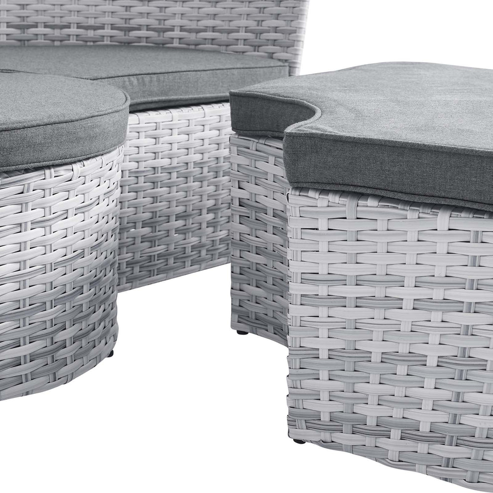 Scottsdale Canopy Sunbrella® Outdoor Patio Daybed By Modway - EEI-4443 | Outdoor Patio Daybed | Modishstore - 27