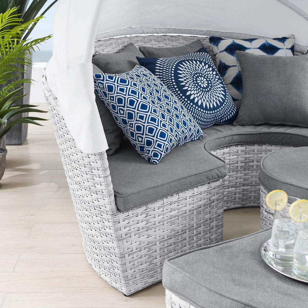 Scottsdale Canopy Sunbrella® Outdoor Patio Daybed By Modway - EEI-4443 | Outdoor Patio Daybed | Modishstore - 31