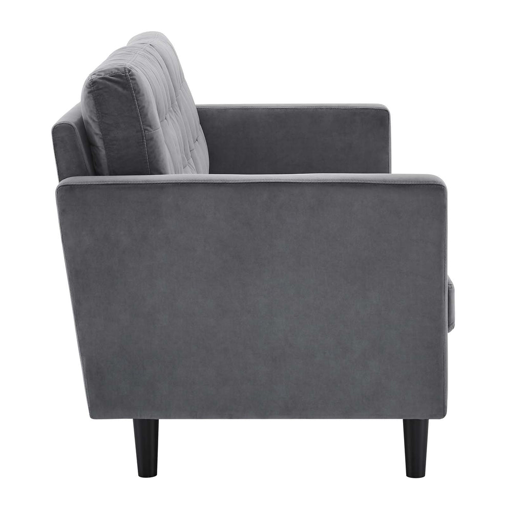 Modway Exalt Tufted Performance Velvet Sofa - EEI-4444 | Sofas | Modishstore - 8
