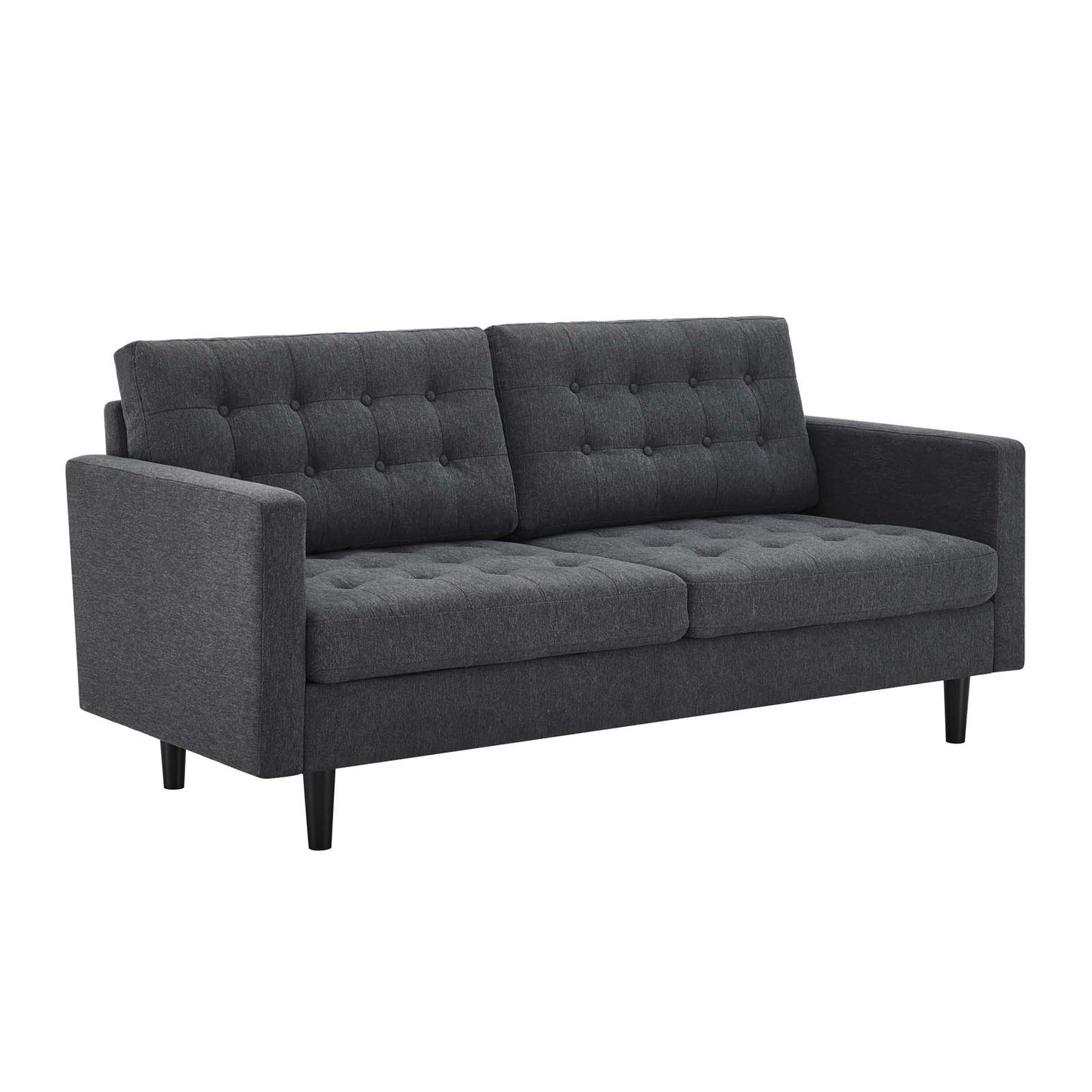Modway Exalt Tufted Fabric Sofa | Sofas | Modishstore-4