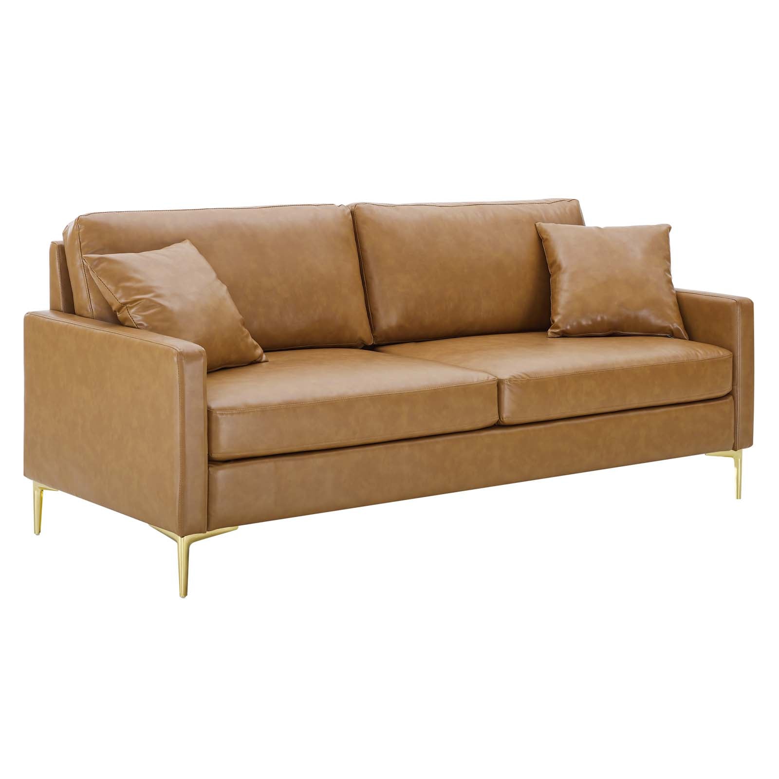 Juliana Vegan Leather Sofa By Modway | Sofas | Modishstore-2