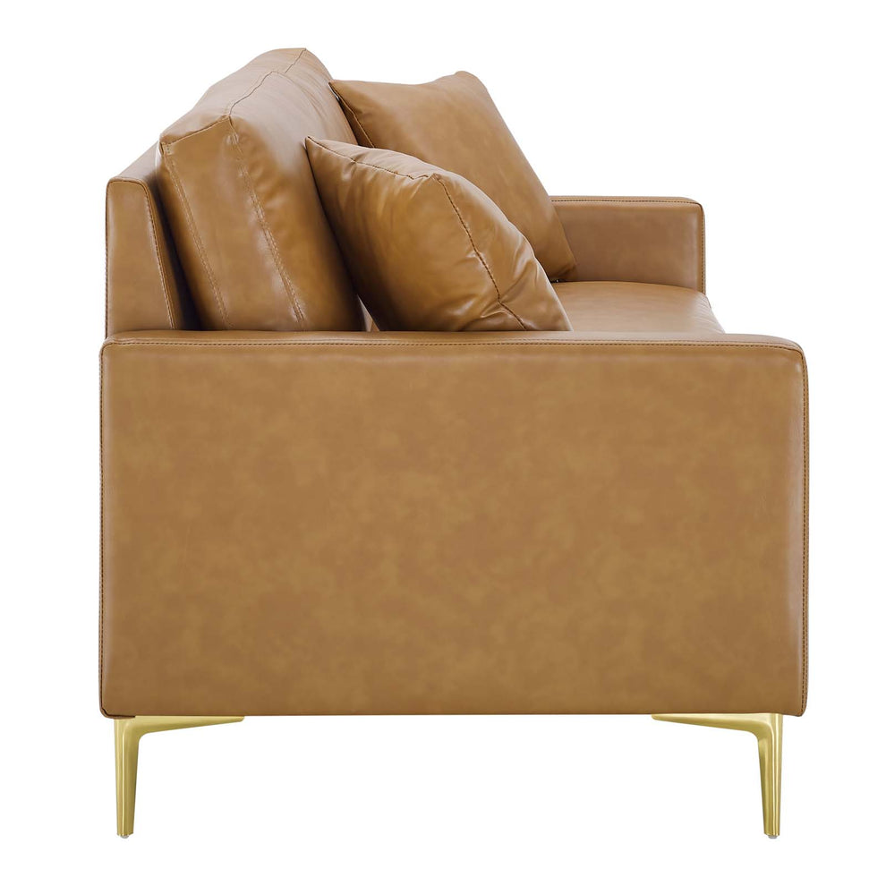 Juliana Vegan Leather Sofa By Modway - EEI-4448 | Sofas | Modishstore - 3