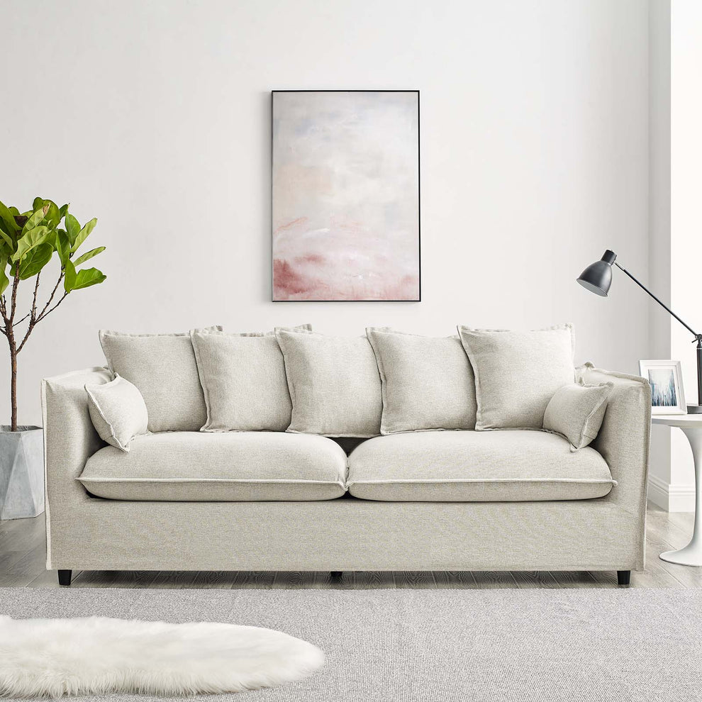 Avalon Slipcover Fabric Sofa By Modway - EEI-4449 | Sofas | Modishstore - 1