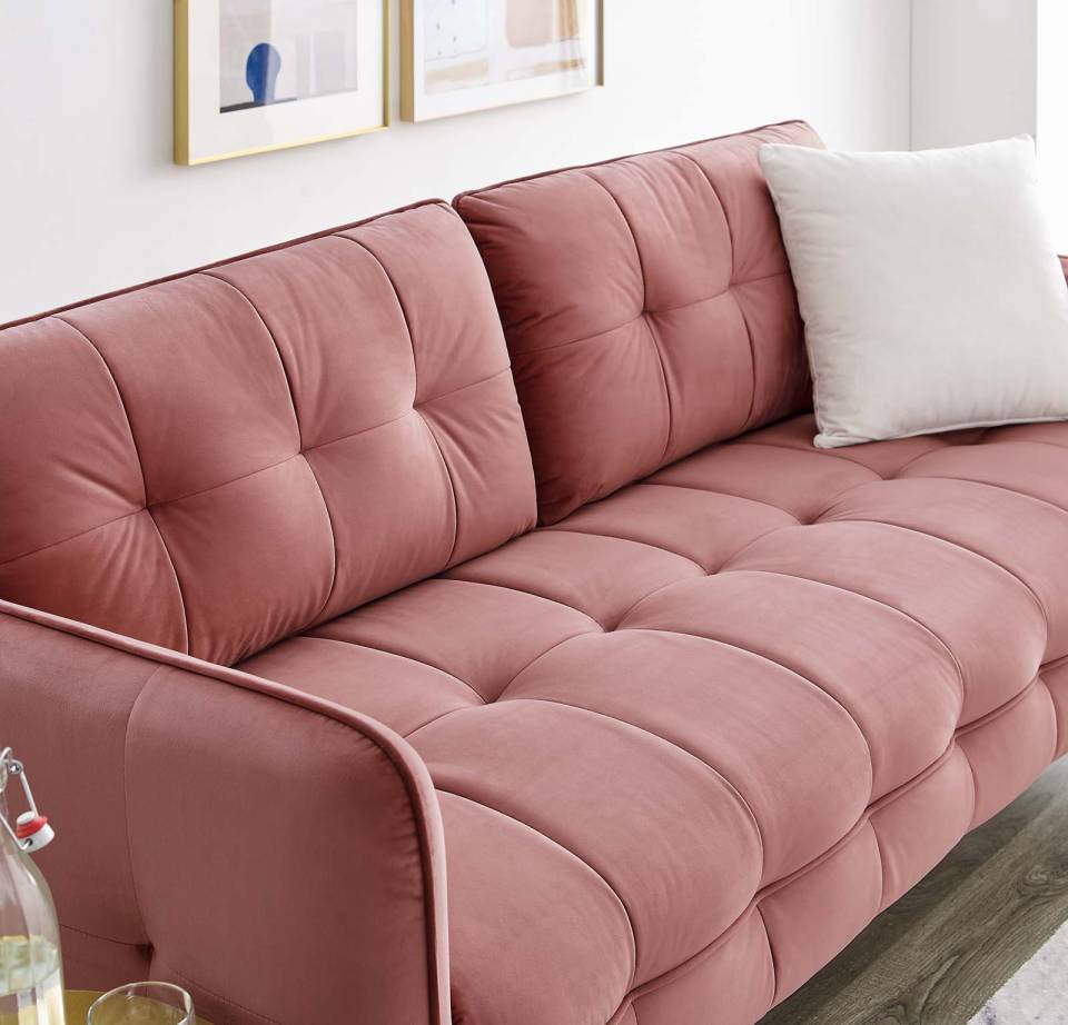 Modway Cameron Tufted Performance Velvet Sofa - EEI-4450 | Sofas | Modishstore - 9