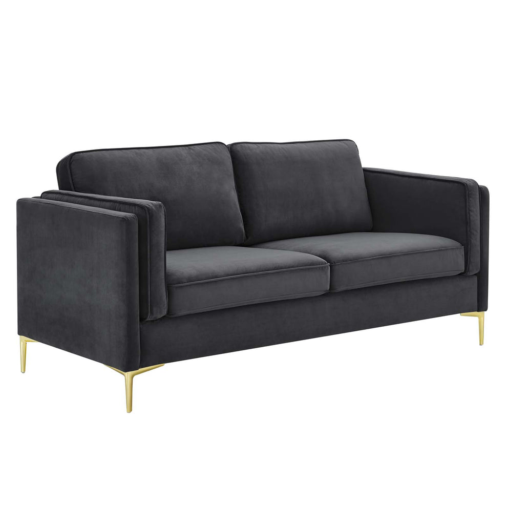Kaiya Performance Velvet Sofa By Modway - EEI-4453 | Sofas | Modishstore - 8