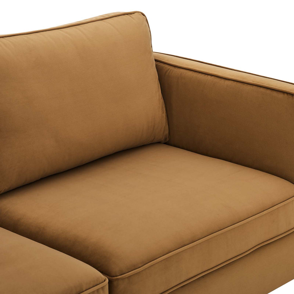 Kaiya Performance Velvet Sofa By Modway - EEI-4453 | Sofas | Modishstore - 14