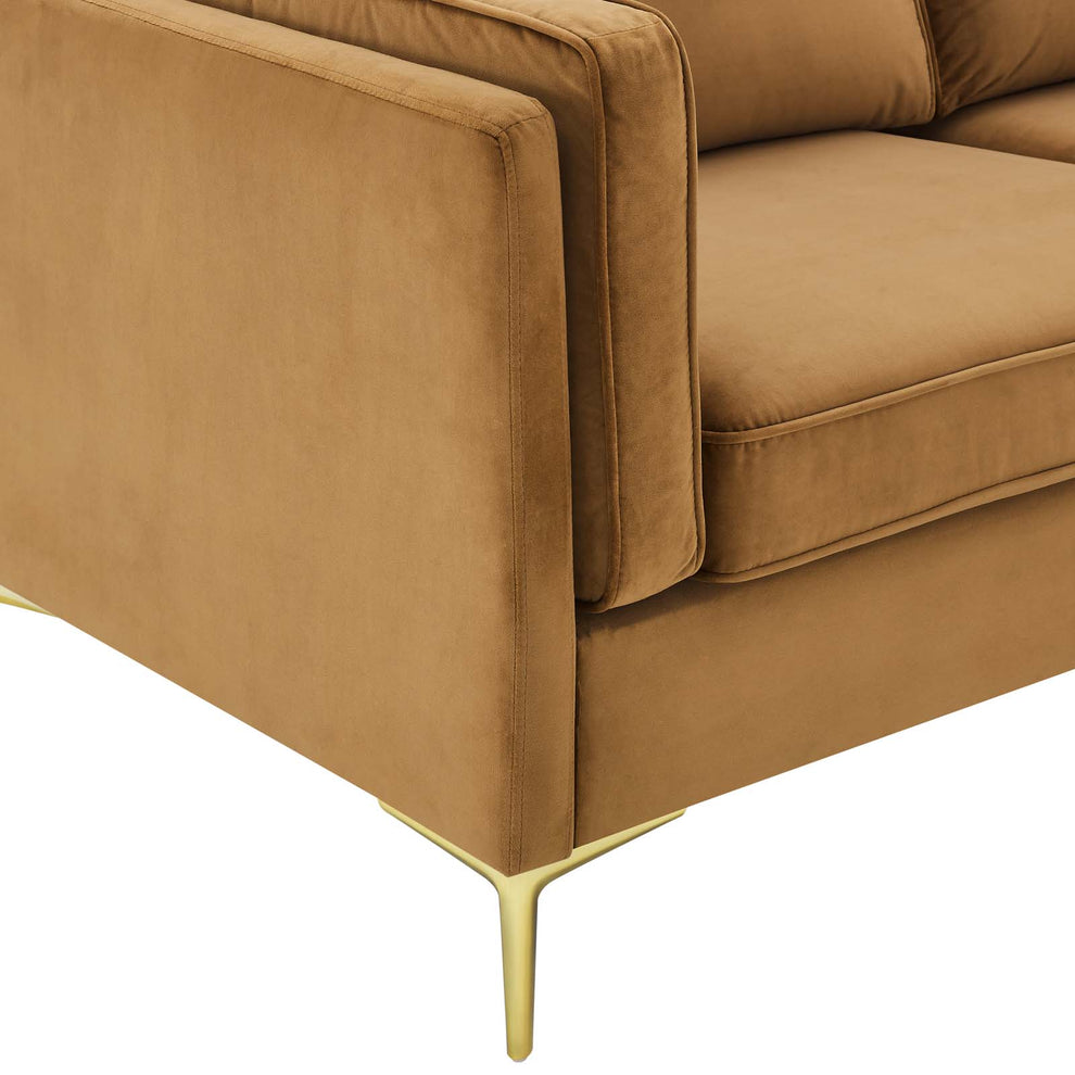 Kaiya Performance Velvet Sofa By Modway - EEI-4453 | Sofas | Modishstore - 15