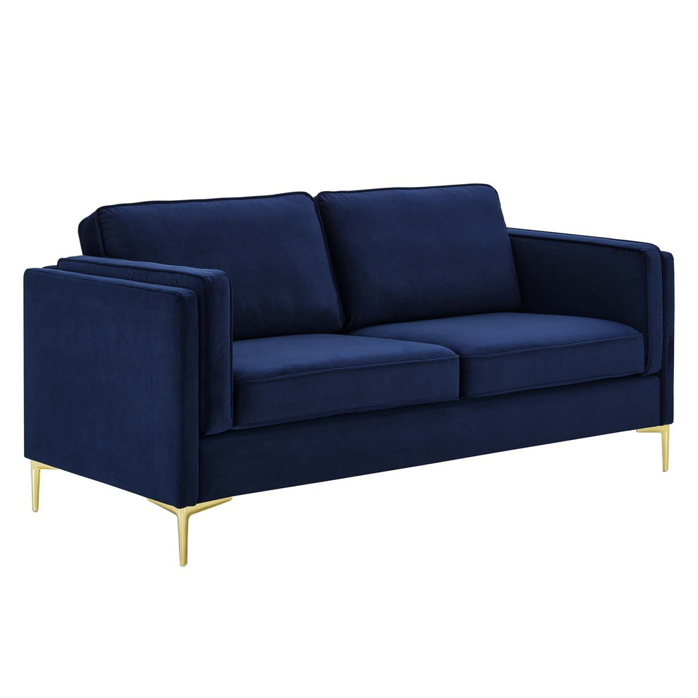 Kaiya Performance Velvet Sofa By Modway - EEI-4453 | Sofas | Modishstore - 18