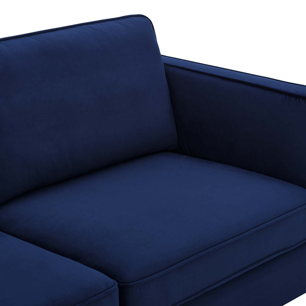 Kaiya Performance Velvet Sofa By Modway - EEI-4453 | Sofas | Modishstore - 19