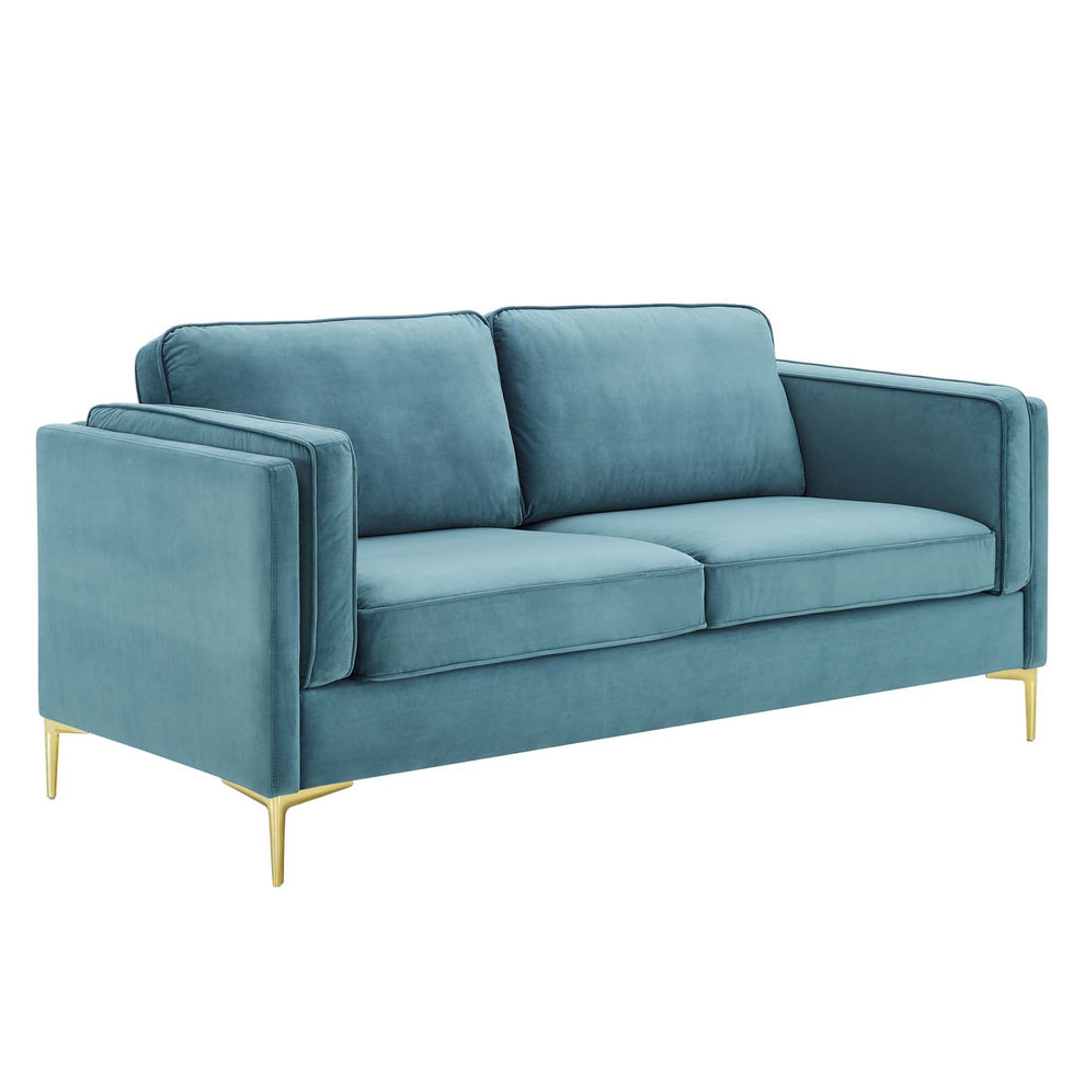 Kaiya Performance Velvet Sofa By Modway - EEI-4453 | Sofas | Modishstore - 2