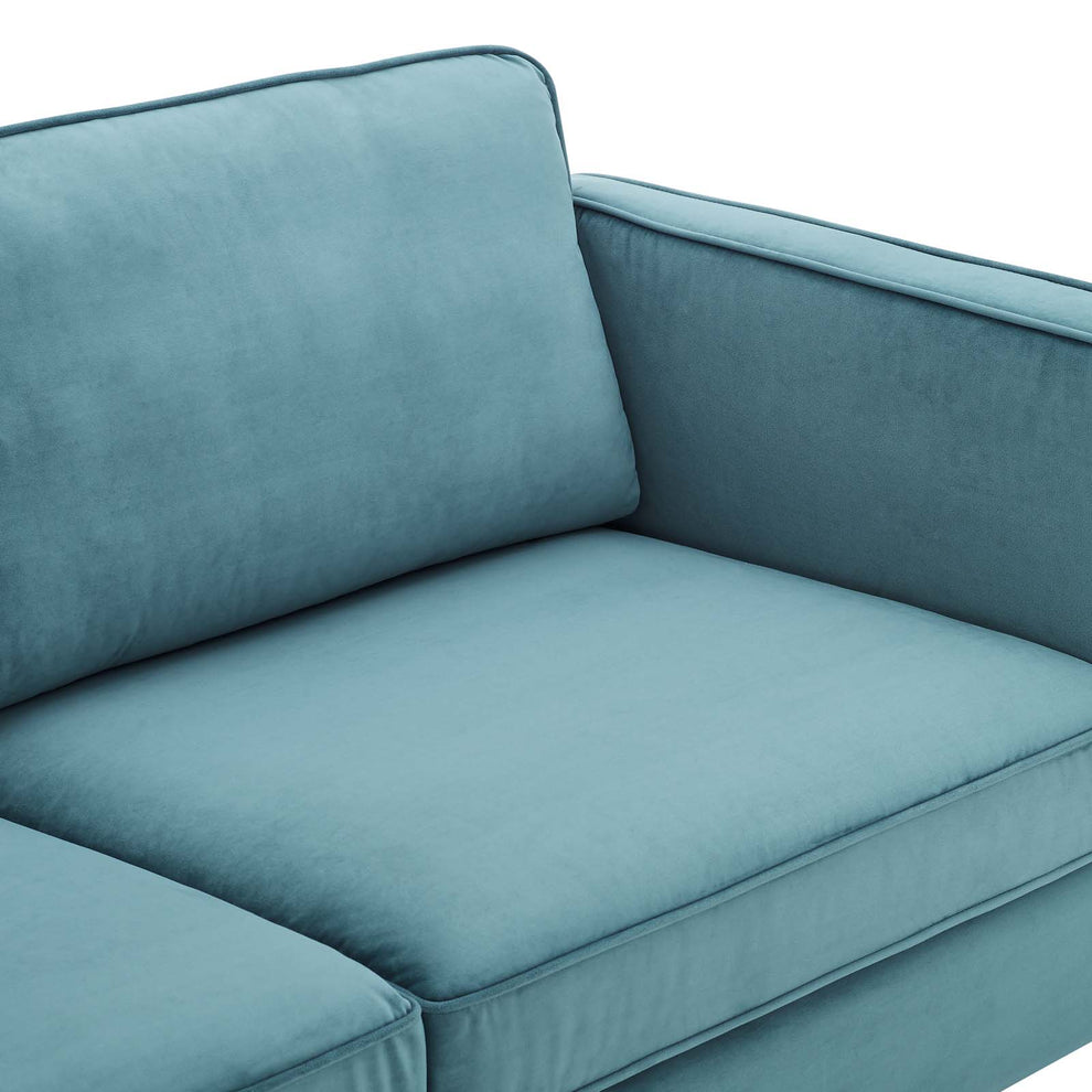 Kaiya Performance Velvet Sofa By Modway - EEI-4453 | Sofas | Modishstore - 5