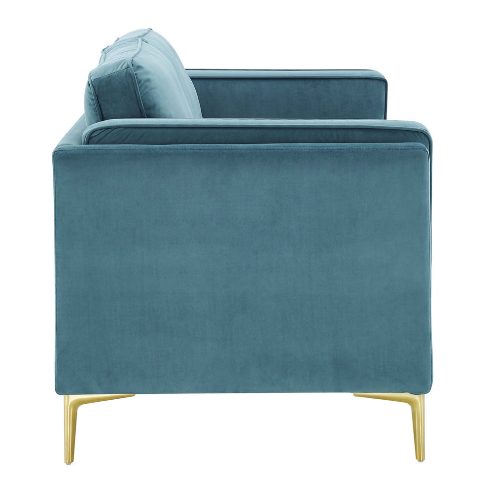 Kaiya Performance Velvet Sofa By Modway - EEI-4453 | Sofas | Modishstore - 3