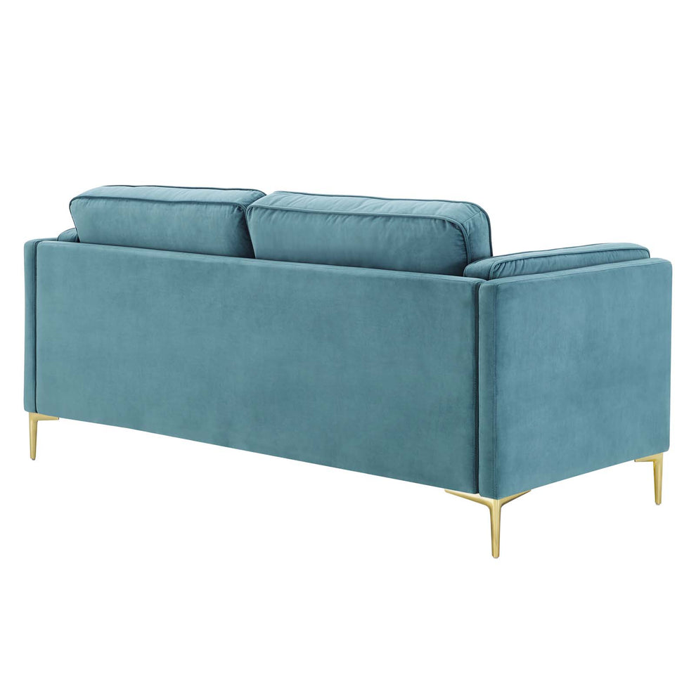 Kaiya Performance Velvet Sofa By Modway - EEI-4453 | Sofas | Modishstore - 6