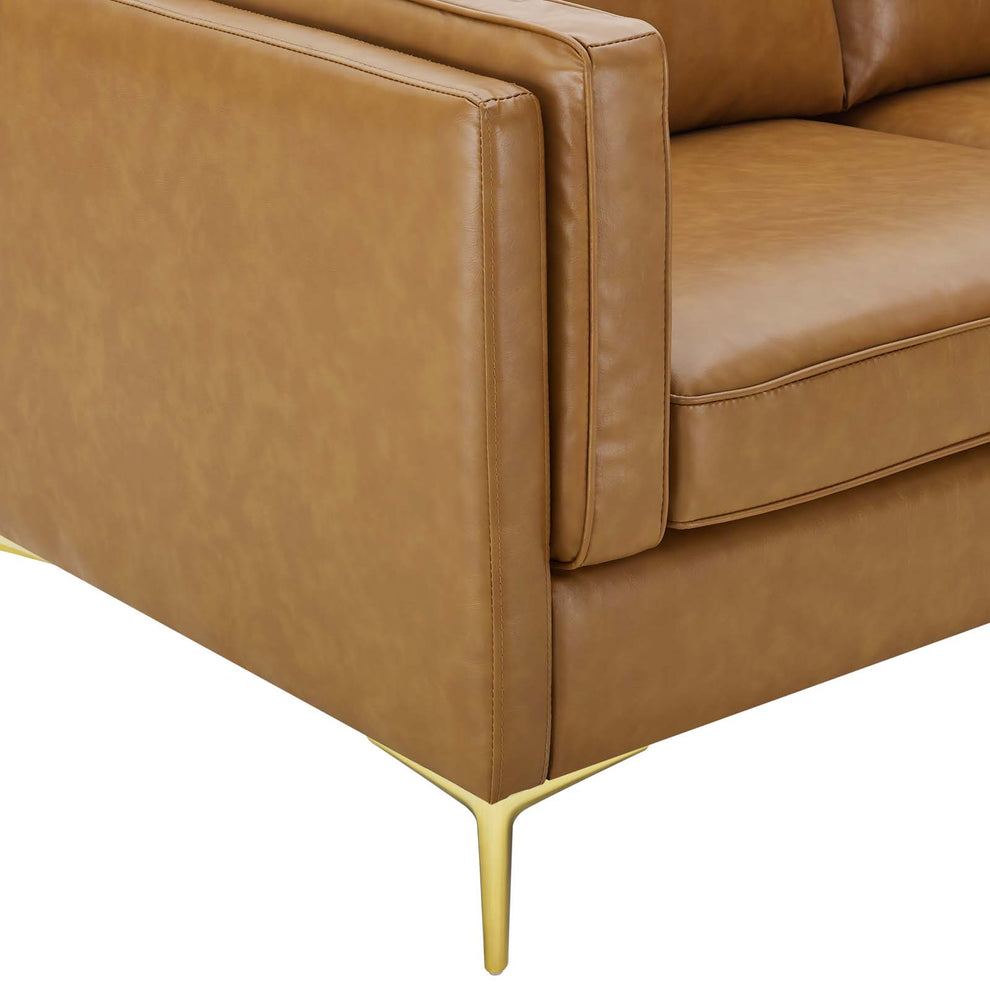 Kaiya Vegan Leather Sofa By Modway - EEI-4455 | Sofas | Modishstore - 4