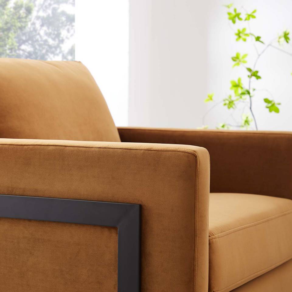 Modway Posse Performance Velvet Accent Chair - EEI-4457 | Accent Chairs | Modishstore - 4