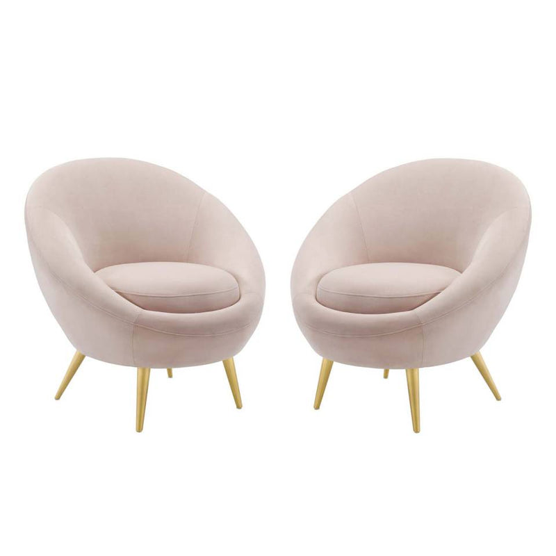 Modway Circuit Accent Chair Performance Velvet Set of 2 - EEI-4484 | Accent Chairs | Modishstore - 7