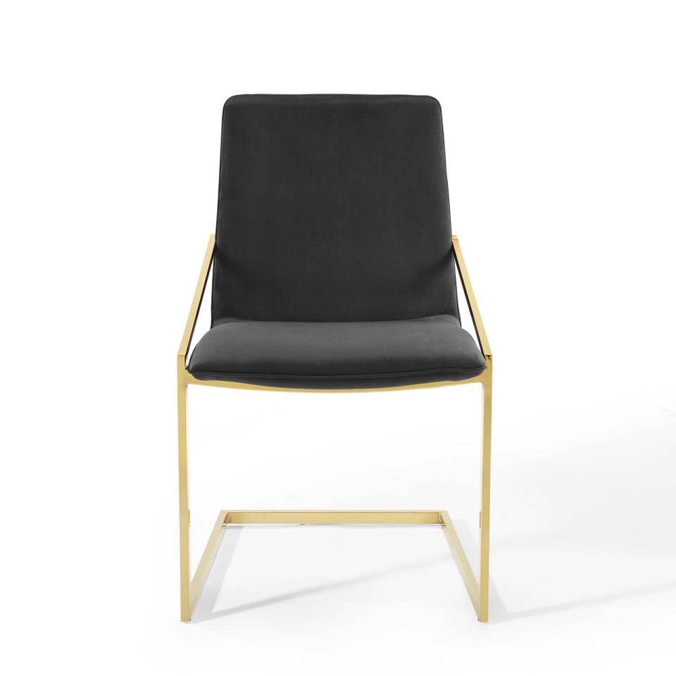 Modway Pitch Dining Armchair Performance Velvet Set of 2 - EEI-4488 | Armchairs | Modishstore - 6