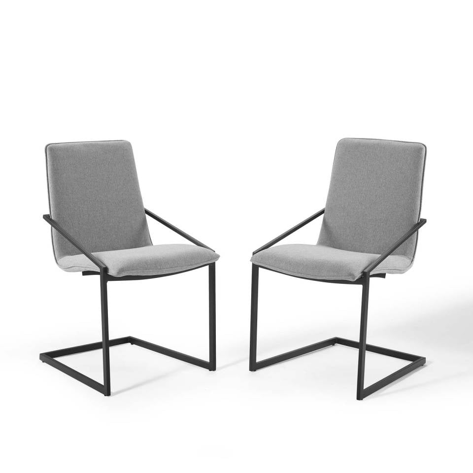 Modway Pitch Dining Armchair Upholstered Fabric Set of 2 - EEI-4489 | Armchairs | Modishstore - 9