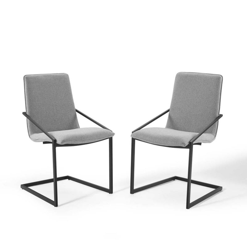 Modway Pitch Dining Armchair Upholstered Fabric Set of 2 - EEI-4489 | Armchairs | Modishstore - 9