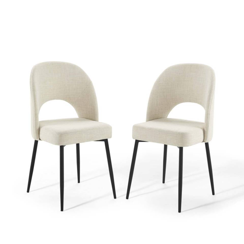 Modway Rouse Dining Side Chair Upholstered Fabric Set of 2 - EEI-4490 | Side Chairs | Modishstore - 2