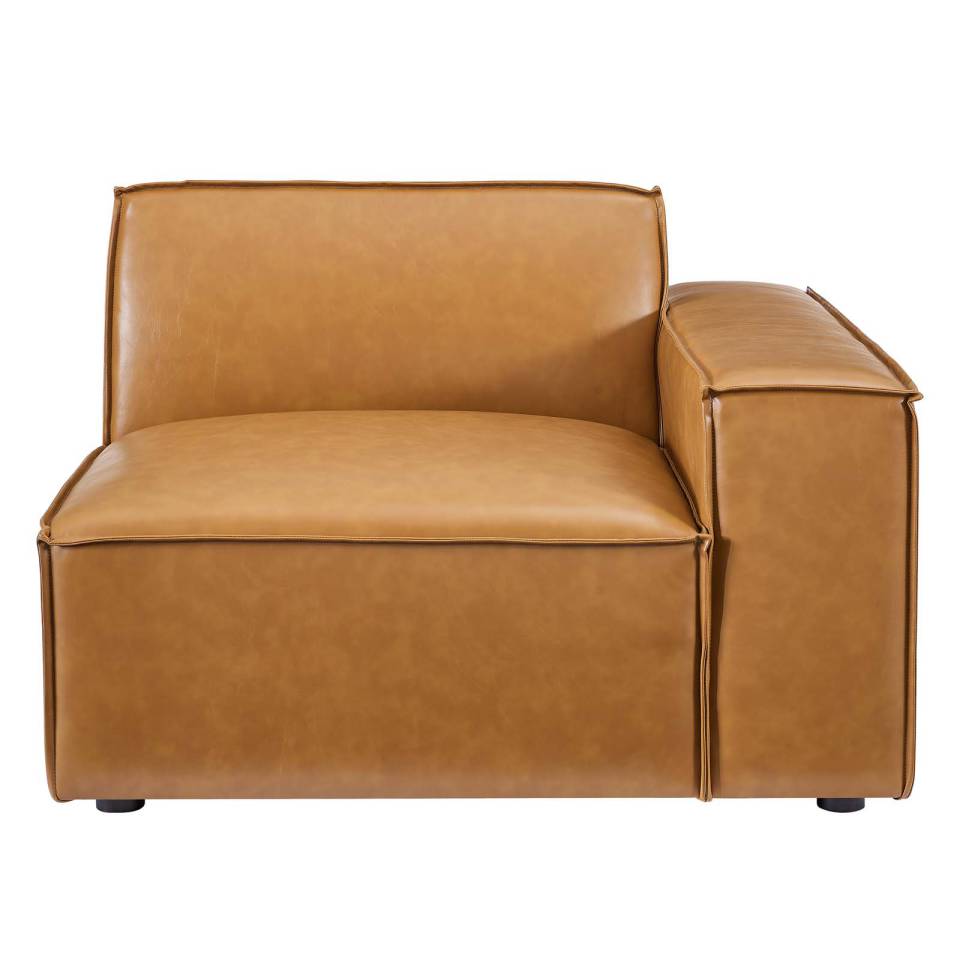 Modway Restore Right-Arm Vegan Leather Sectional Sofa Chair - EEI-4492 | Sectional | Modishstore - 7