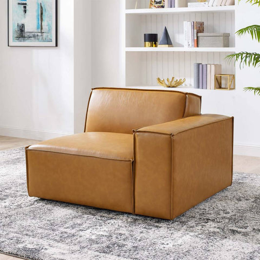 Modway Restore Right-Arm Vegan Leather Sectional Sofa Chair | Sofas | Modishstore