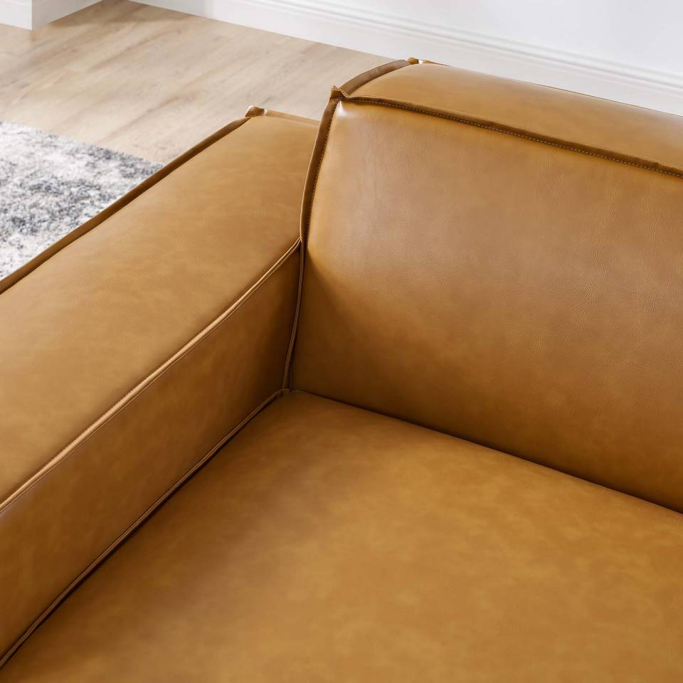 Modway Restore Left-Arm Vegan Leather Sectional Sofa Chair - EEI-4493 | Sectional | Modishstore - 3