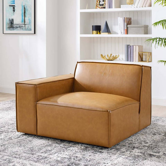 Modway Restore Left-Arm Vegan Leather Sectional Sofa Chair | Sofas | Modishstore