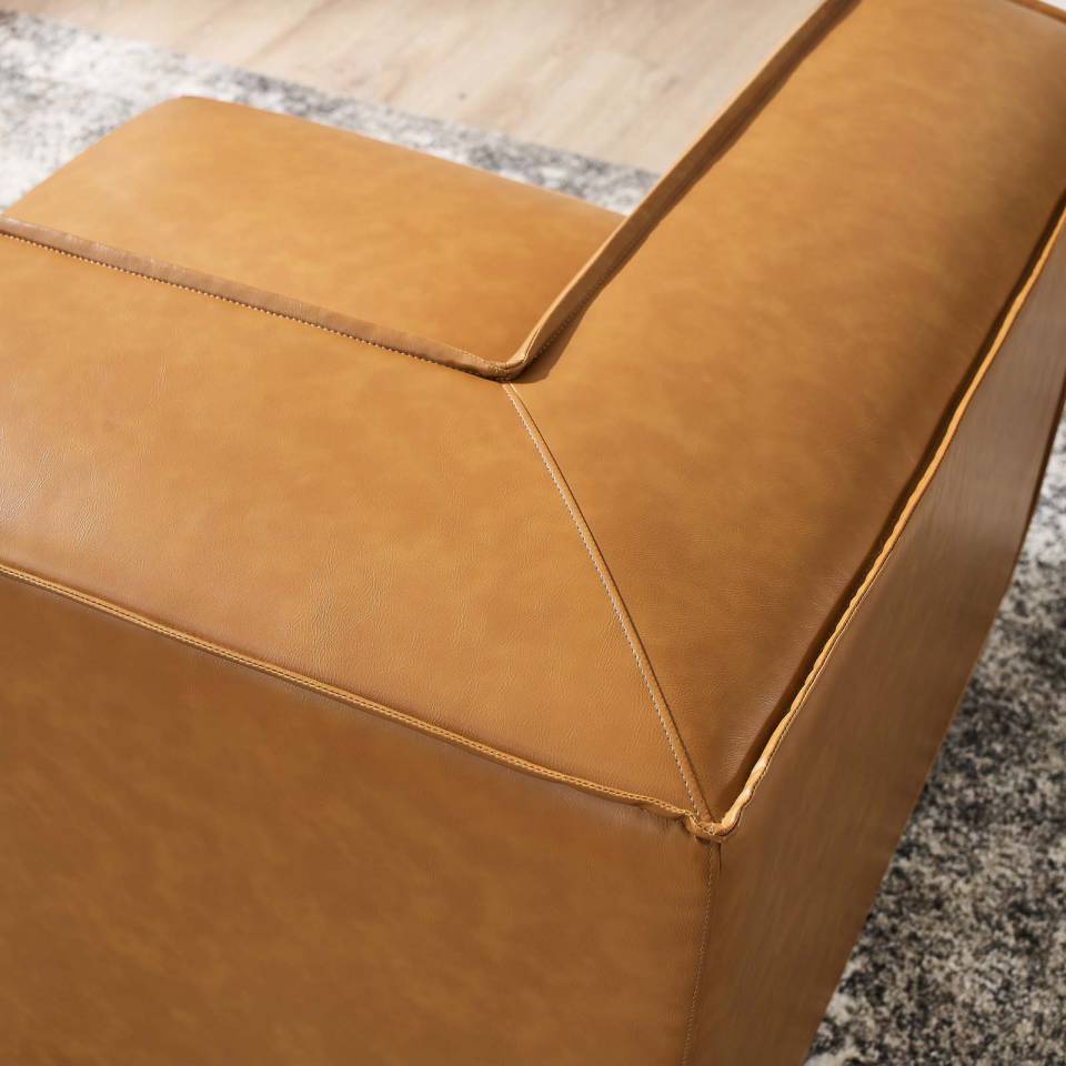 Modway Restore Vegan Leather Sectional Sofa Corner Chair - EEI-4494 | Lounge Chairs | Modishstore - 2