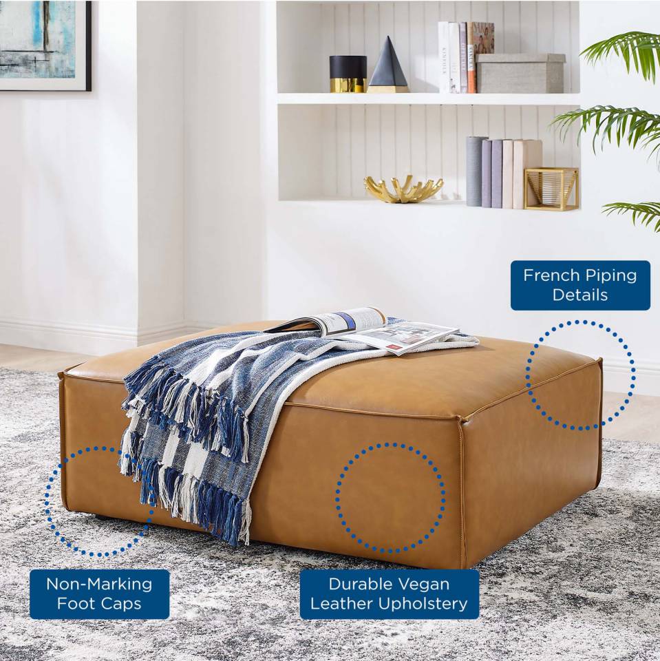 Modway Restore Vegan Leather Ottoman - EEI-4496 | Ottomans | Modishstore - 4