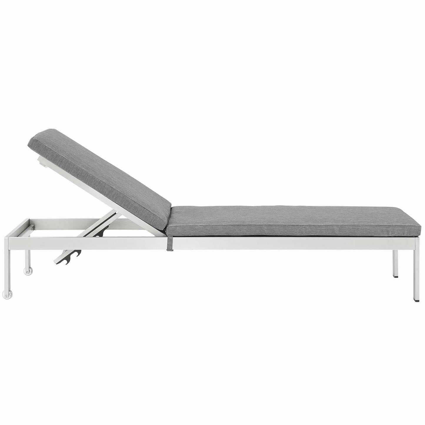 Modway Shore Outdoor Patio Aluminum Chaise with Cushions | Outdoor Patio Daybed | Modishstore-8