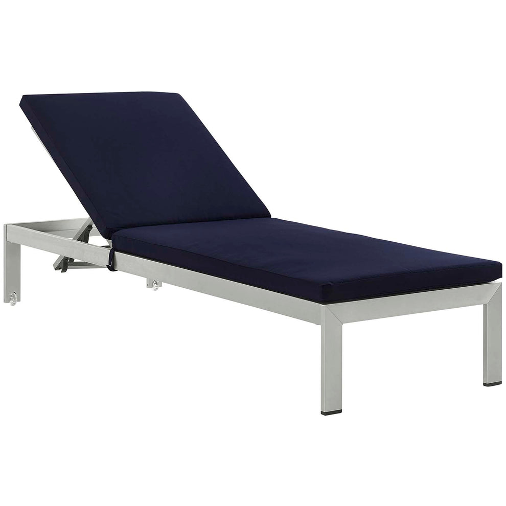 Modway Shore Outdoor Patio Aluminum Chaise with Cushions - EEI-4501 | Outdoor Chaise Lounges | Modishstore - 23